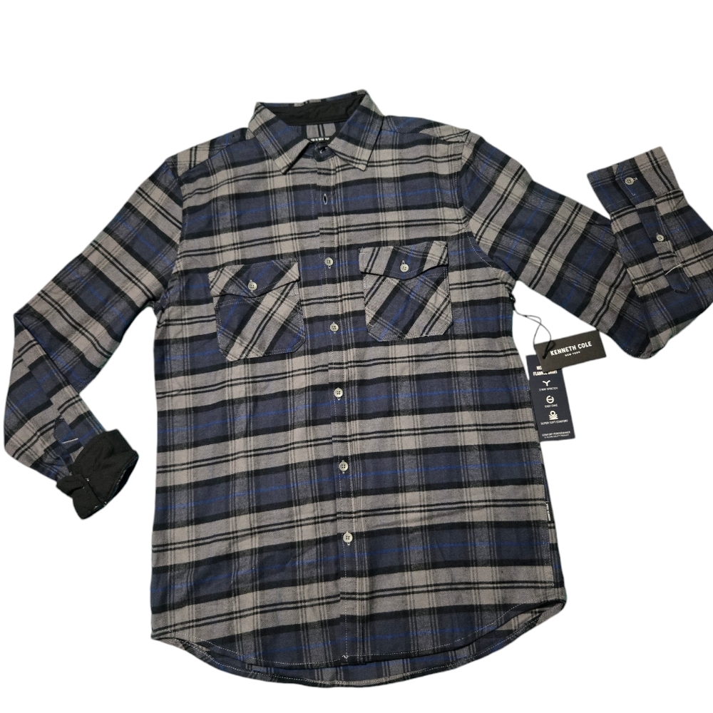 KENNETH COLE SLIM FIT MEN'S Long sleeve shirt Size (S)